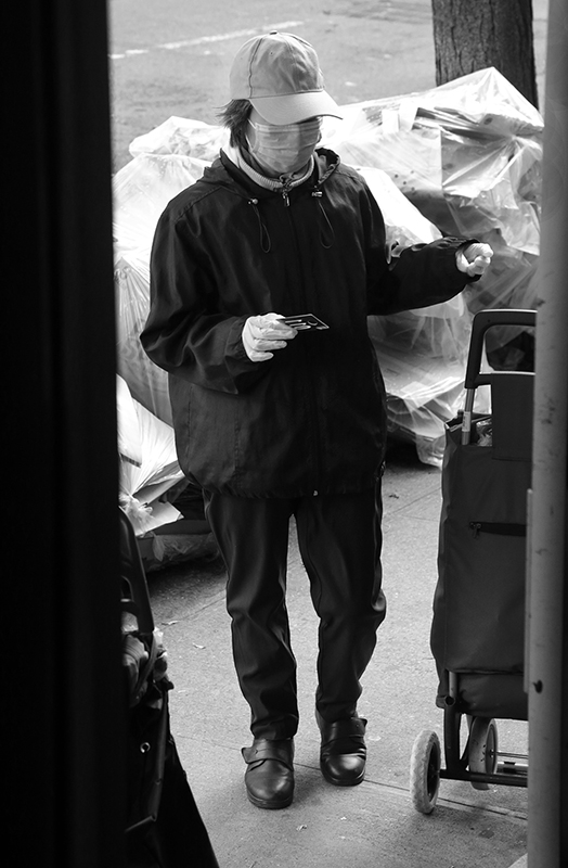 2020 : Food Lines : Seventh Day Adventists Help the Needy : Streetlife : New York City : Times Square : Richard Moore : Photographer : Photojournalist